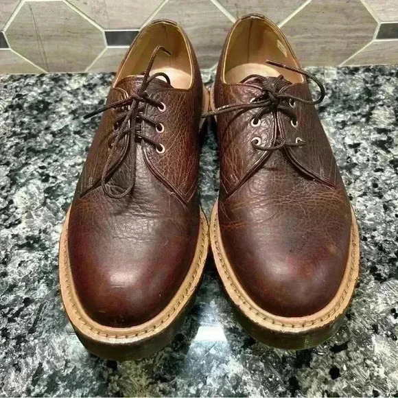 Dr Martens 1461 Ripple Dark Tan - Abandon Men Shoes size 9 USA/ 8 UK - Picture 12 of 15